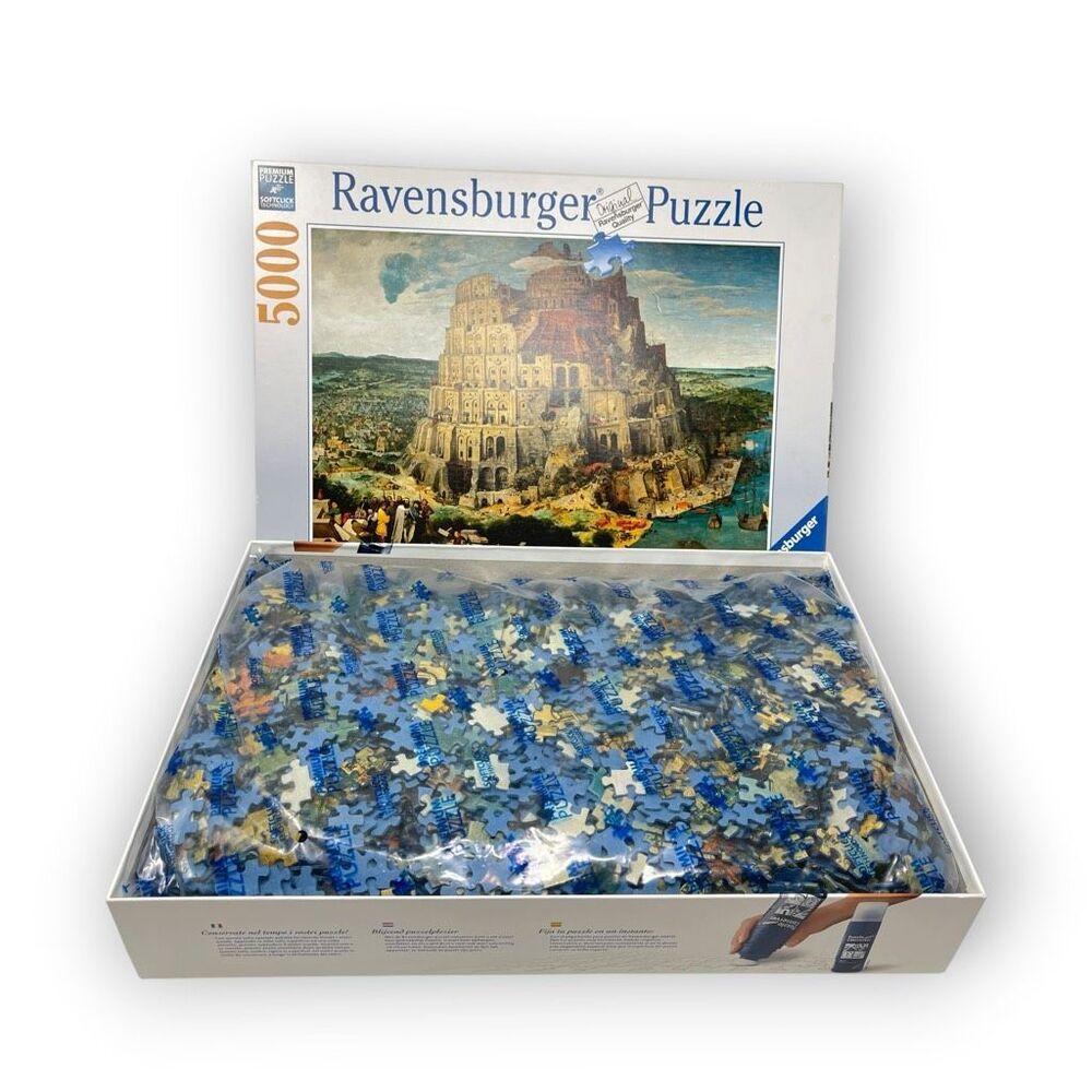 Ravensburger Puzzle 5000 Piece The Tower Of Babel Brueghel Elder 174232 New 2006